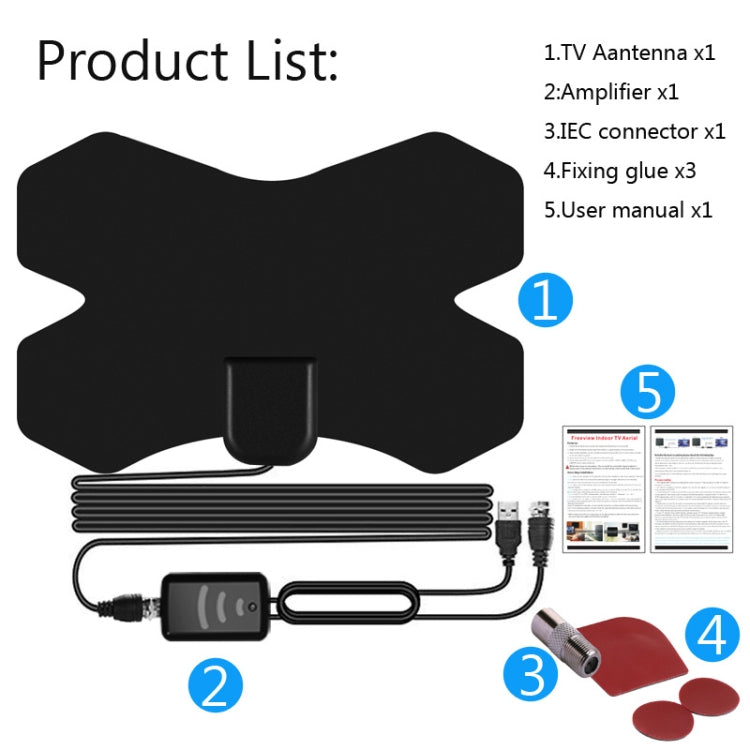 Antenna X Shield 25dB 4K HDTV portata 150 miglia