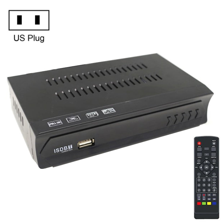 Set top box ricevitore TV satellitare ISDB-T con telecomando