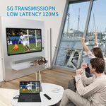 Kit trasmettitore e ricevitore FEELWORLD WSP Wireless HDMI 1080P con portata 164FT, HDMI Transmitter and Receiver
