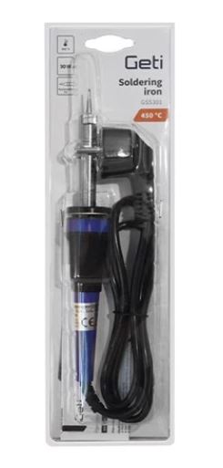Saldatore GETI GSS301 30 W con punta sostituibile - immagine 2