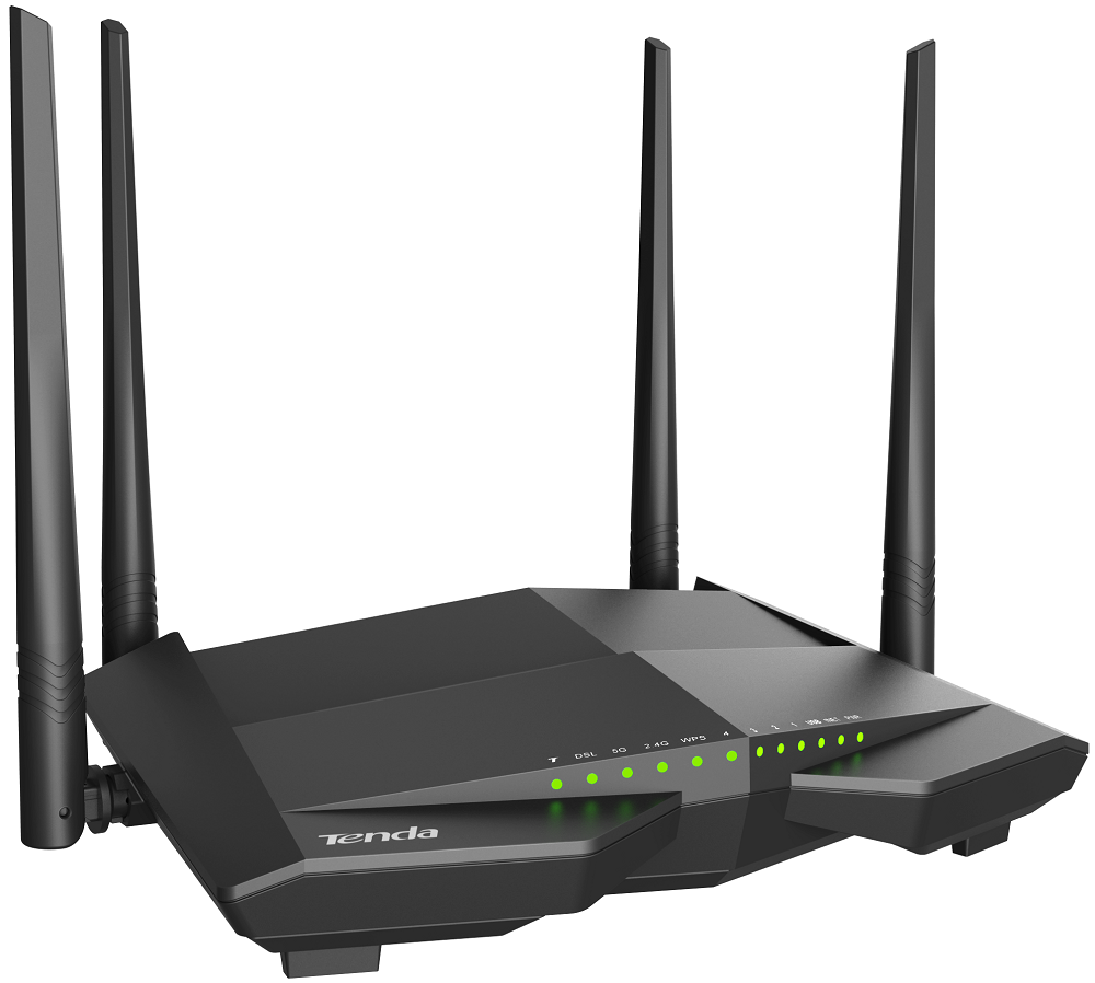 Modem Router VDSL ADSL AC1200 Dual Band Wi-Fi Gigabit Tenda V12