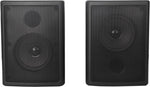 Coppia altoparlanti 10W 100V neri con foro muro