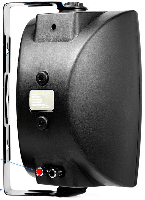 Altoparlante da parete nero 4" 20W 8 Ohm HY-311 V2014