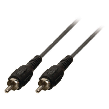 Cavo audio RCA maschio 1 metro nero