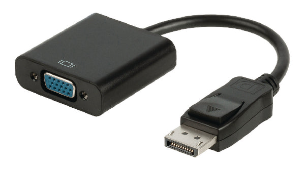 Adattatore DisplayPort maschio a VGA femmina nero