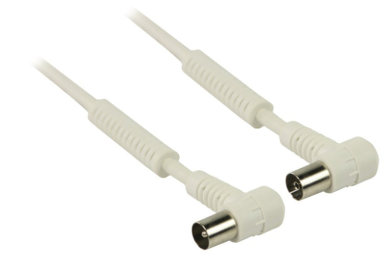 Cavo Coassiale 100 dB ad Angolo Coassiale Maschio - Femmina Coax (IEC) 20m Bianco EAN:5412810184699 541281018469 VLSP40110W200 ND9095