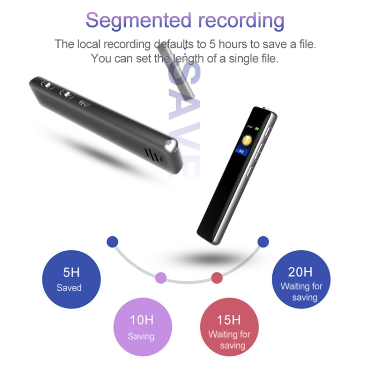 Penna registratore vocale JNN Q33 MP3 da 8GB con riduzione rumore - immagine 7