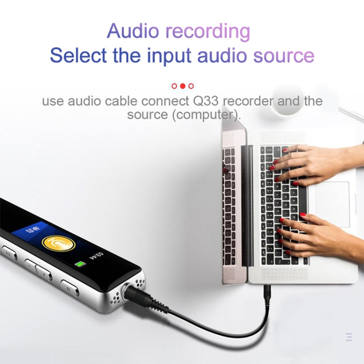Penna registratore vocale MP3 32GB con riduzione rumore