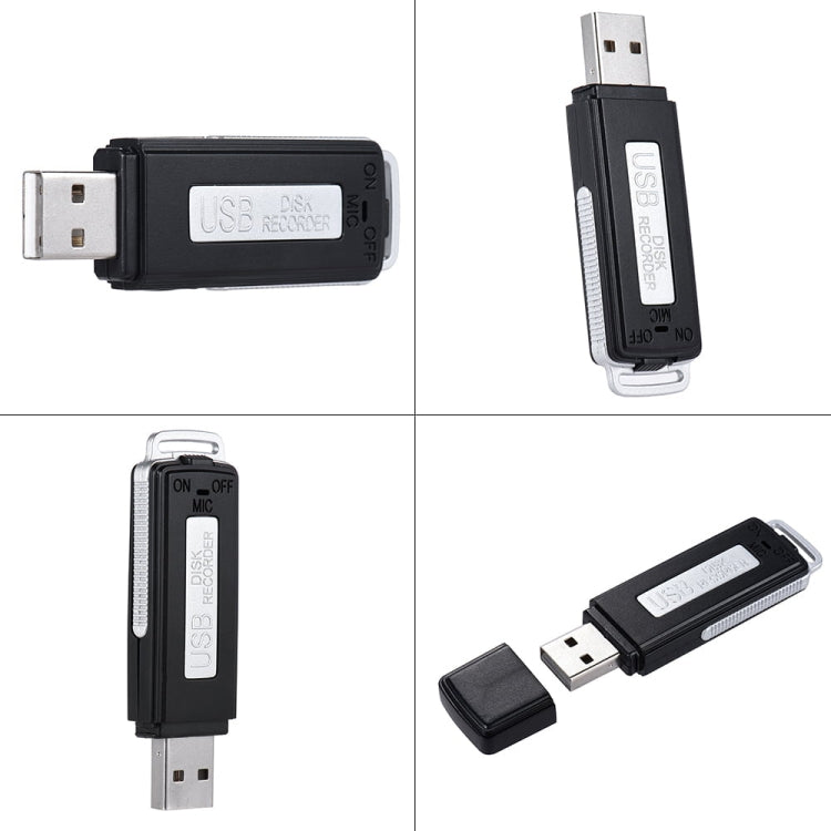 Registratore vocale portatile ricaricabile 8GB USB