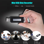 Registratore vocale portatile ricaricabile 8GB USB