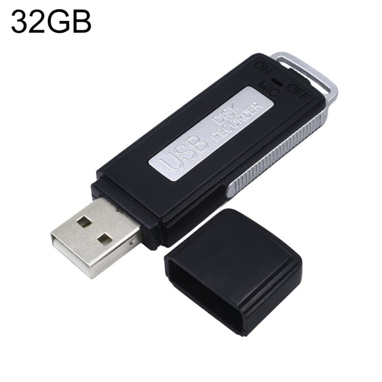 Registratore vocale portatile ricaricabile 32GB USB