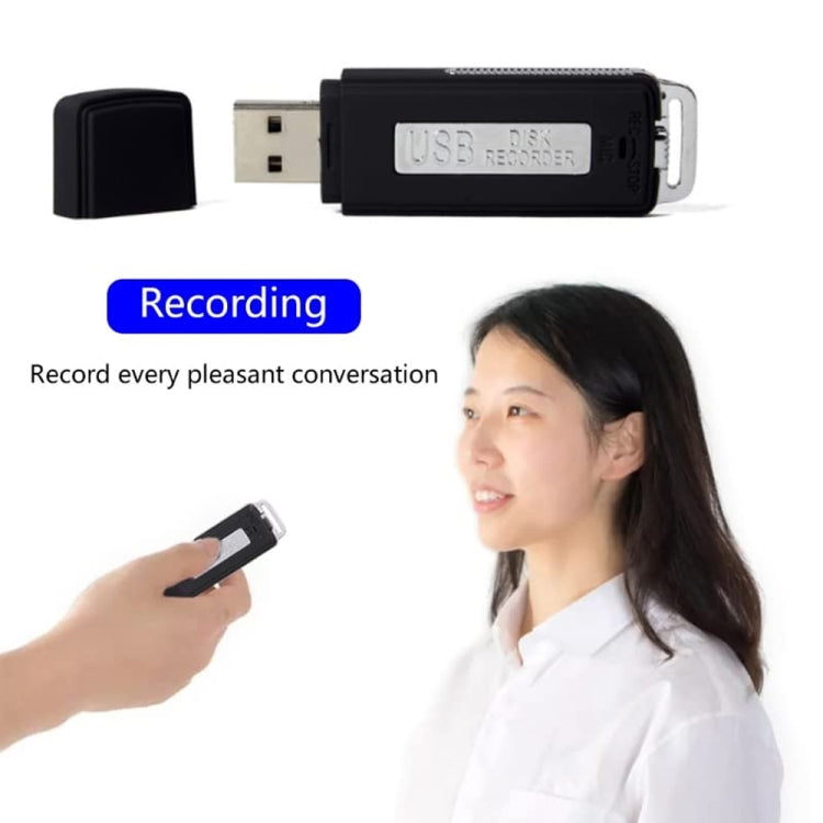 Registratore vocale portatile ricaricabile 32GB USB
