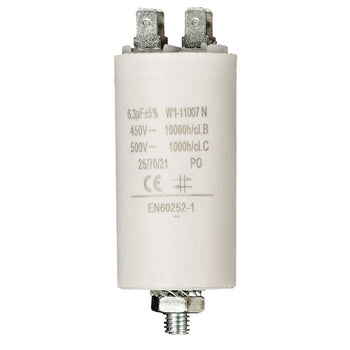 Condensatore 6.3uF 450V con Aarde