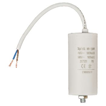 Condensatore 30.0uF 450V con cavo 250mm