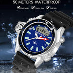 Orologio digitale impermeabile SANDA 3008 uomo 50m