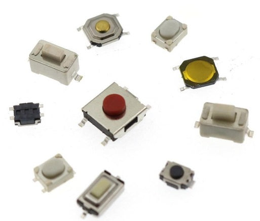 Interruttori a pulsante tattile kit 250 pezzi varie misure