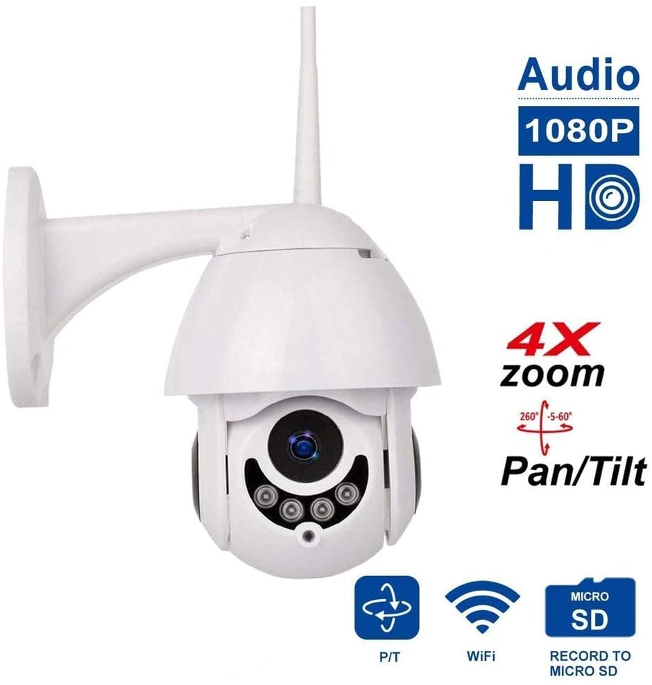 Telecamera IP WiFi 1080P full HD IP66 con visione notturna