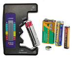 Tester digitale con display LCD per batterie 1,5V e 9V