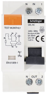 Interruttore magnetotermico differenziale 2P B10 30mA Tipo AC A08-GKL-AC-B10 5900280962065 WB1608