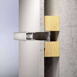 Profilo da incasso in acciaio satinato 1m per strisce LED Paulmann 708.60 4000870708606 WB163