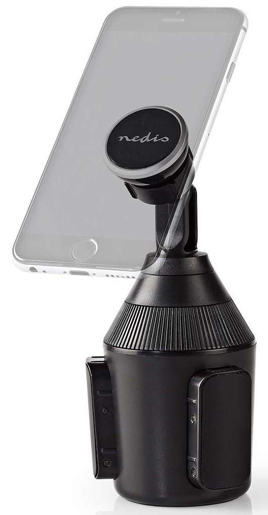 Supporto smartphone universale per auto max 6 pollici magnetico nero