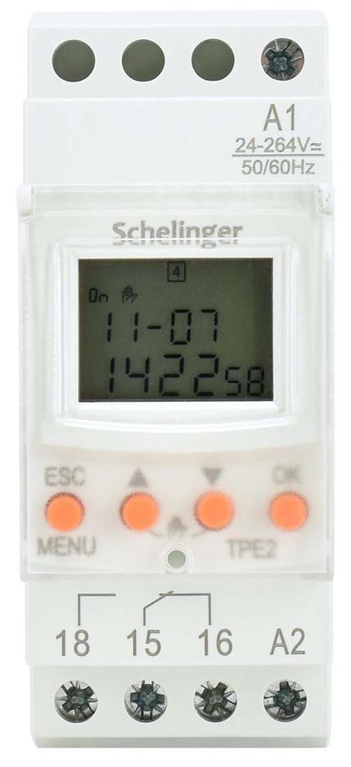 Timer settimanale Schelinger A26-TPE2 DIN, 50 programmi - immagine 8