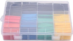 Guaina termorestringente varie misure kit 530 pezzi WB1863