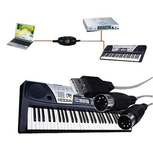Cavo audio USB-MIDI 2m WB1869