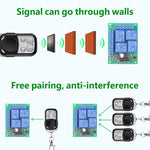 Telecomando RF universale 433 MHz a 4 canali per automazioni - immagine 2