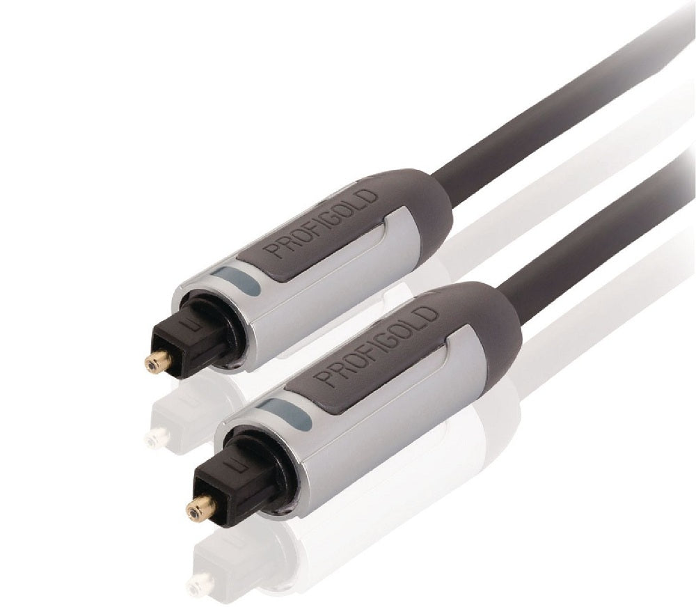 Cavo audio digitale Toslink maschio 2m antracite Profigold