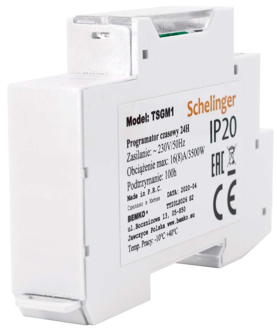 Timer meccanico giornaliero Schelinger DIN 24H 16A 3500W - immagine 6