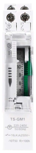 Timer meccanico giornaliero Schelinger DIN 24H 16A 3500W - immagine 5