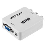 Mini convertitore AV RCA a VGA con jack audio, fino a 1920x1080 - immagine 3