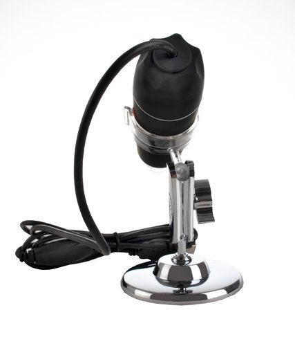 Microscopio digitale USB Iso Trade 1600x con 8 LED regolabili - immagine 4