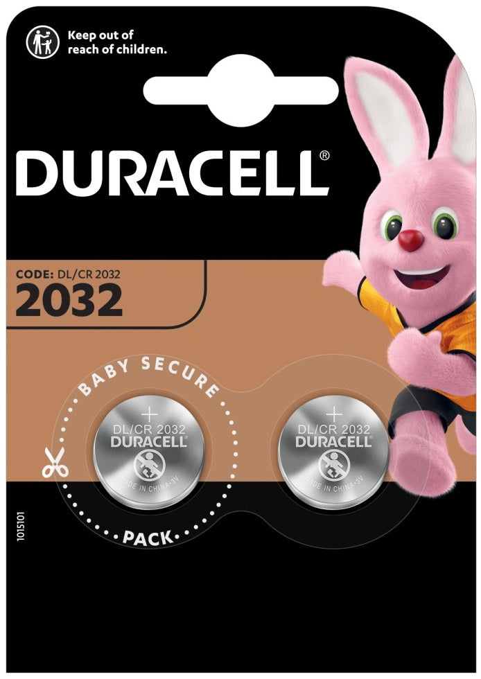 Batteria a bottone al litio 3V CR2032 Duracell 5000394203921 WB319