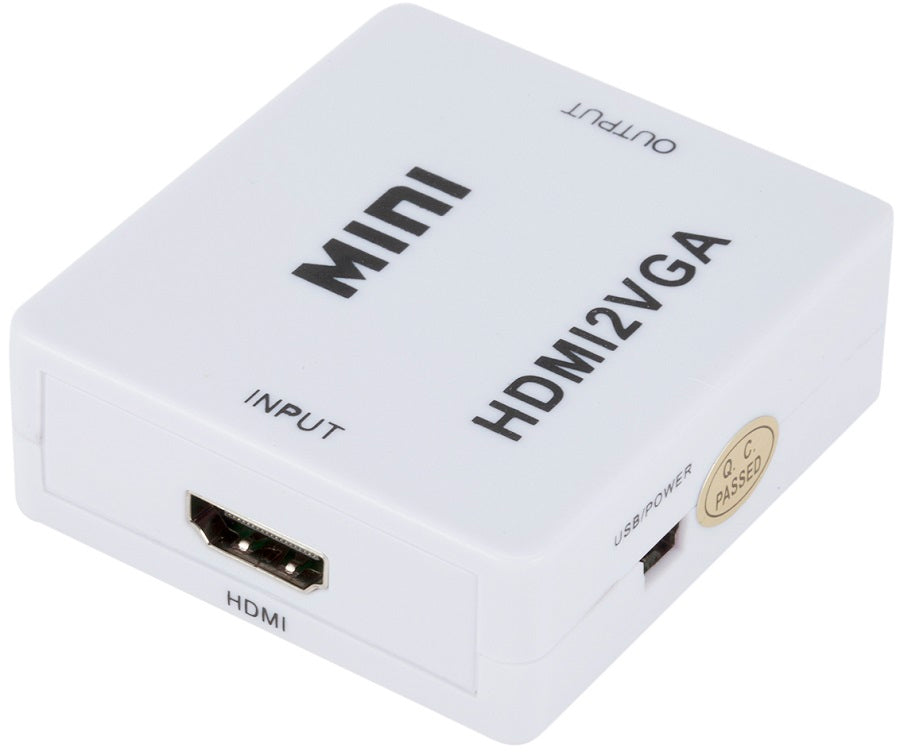 Convertitore video Full HD1080P da HDMI a VGA con audio