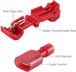 Kit 120pz terminali autofilettanti a giunzione rapida e a forcella con sgancio rapido WB380