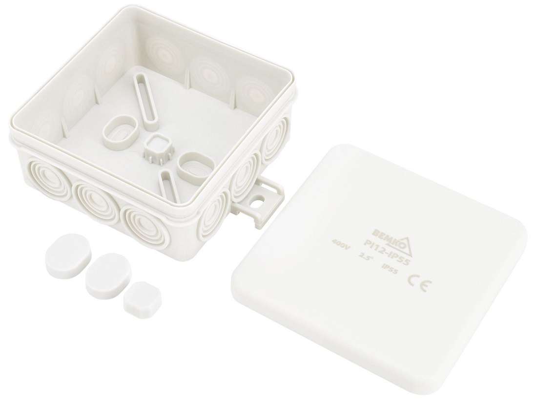 Scatola di derivazione da parete Bemko IP55 12 poli 400V - immagine 2