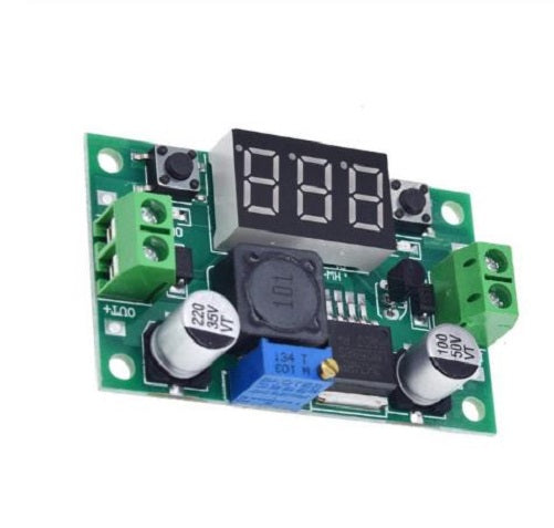 Regolatore step down LM2596 con display voltmetro 4-40V