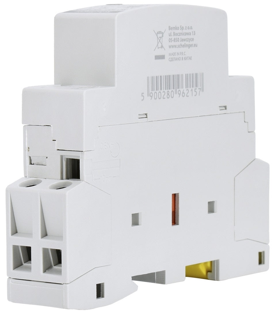 Contattore modulare SC101 1P 25A 1NO+1NC 1 modulo A62-SC-101-1P-25-11 5900280962157 WB496