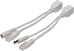 Cavi adattatori POE Fast Ethernet con iniettore e splitter DC 5,5mm