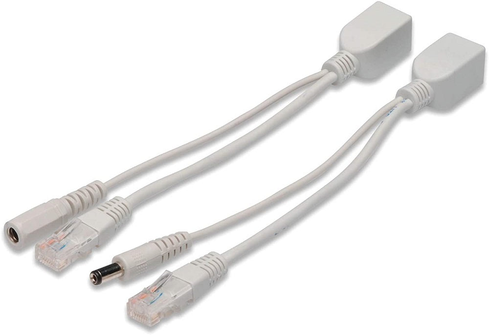 Cavi adattatori POE Fast Ethernet con iniettore e splitter DC 5,5mm