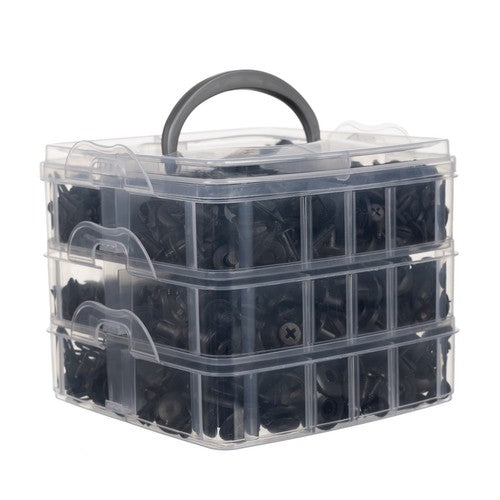 Set di rivetti in plastica per auto 620 pezzi universale