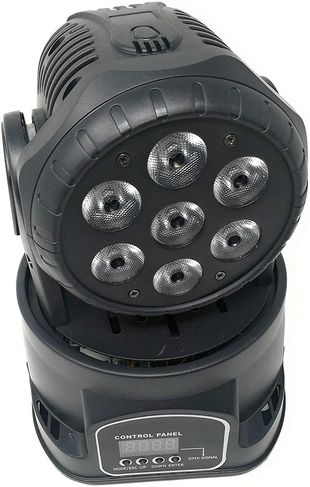 Proiettore LED con testa rotante 7x10W RGB 6971320210834 WB603