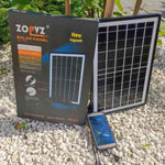 Pannello Solare USB 12W 5V 2.4A ricarica rapida 7867866007122 ZO-712KC WB664