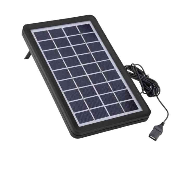 Pannello Solare USB 12W 5V 2.4A ricarica rapida 7867866007122 ZO-712KC WB664