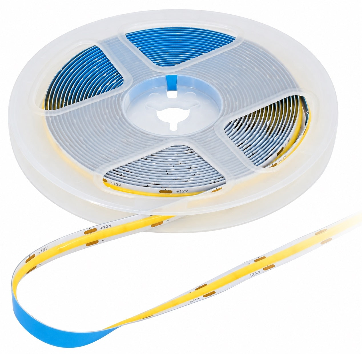 Striscia LED COB 5m 12V 7W/m 6500K luce fredda 640 lm/m CRI>90 IP20 D87-LS-COB-1600-IP20-ACW-12V 5900280983756 WB2034