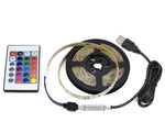 Striscia LED RGB 2m IP65 con cavo di alimentazione USB e telecomando
