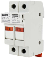 Portafusibile DC Schelinger 2P 10x38 mm 1000 V 32 A con indicatore