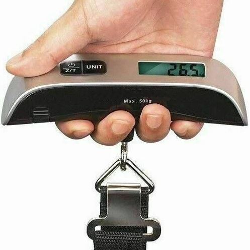 Bilancia digitale portatile per valigie con display LCD 50kg 6920160008743 LE-874 WB862